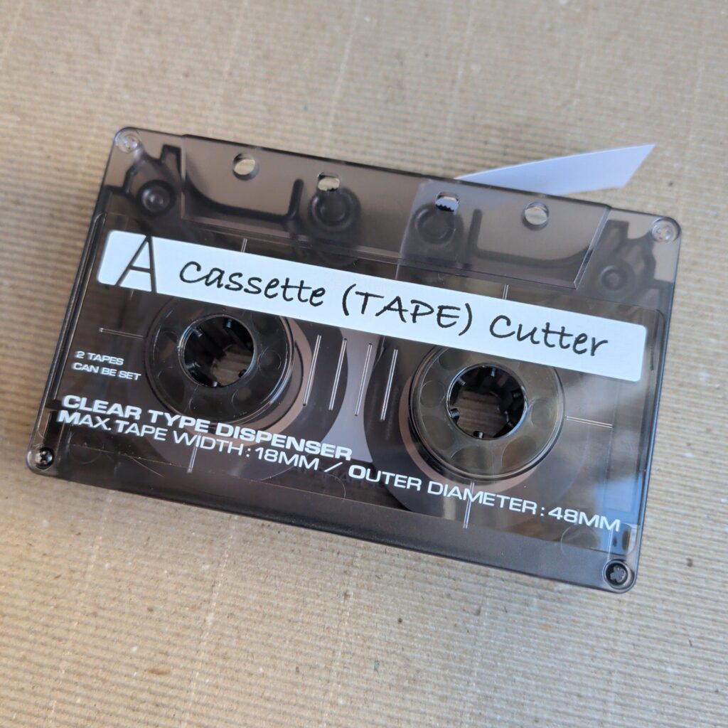 サンスター文具　カセットテープカッター　昭和レトロ　平成レトロ