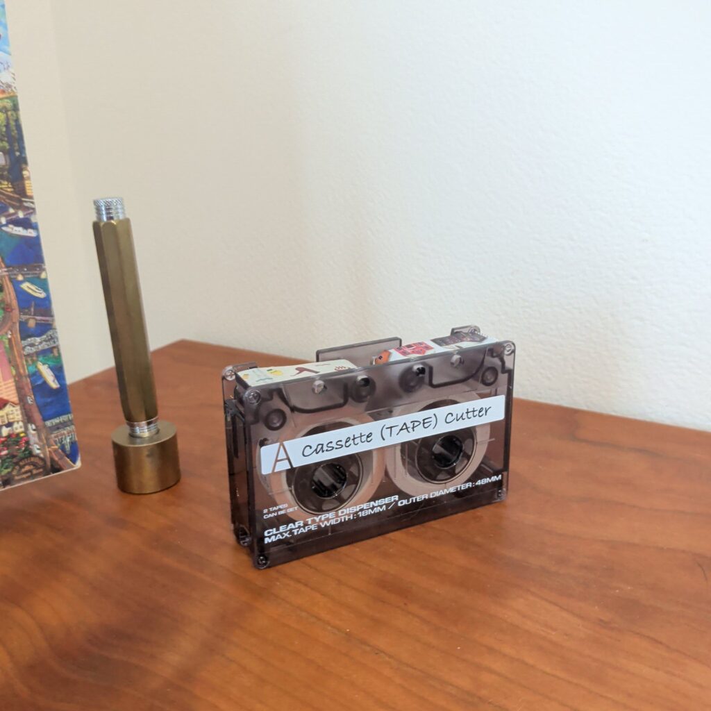 サンスター文具　カセットテープカッター　昭和レトロ　平成レトロ